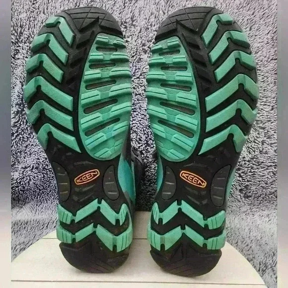 KEEN Magnet Pool Green MARSHALL MID WP Short Lace up BOOTS Womens US 10.5 - Picture 8 of 9